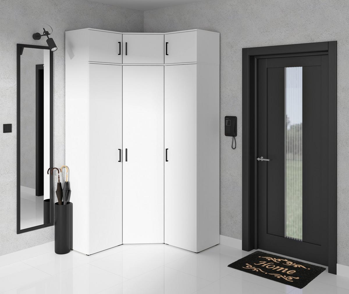 Felsőpolc Multistauraum - fehér, Modern, faalapú anyag (80/35/40cm) - Carryhome