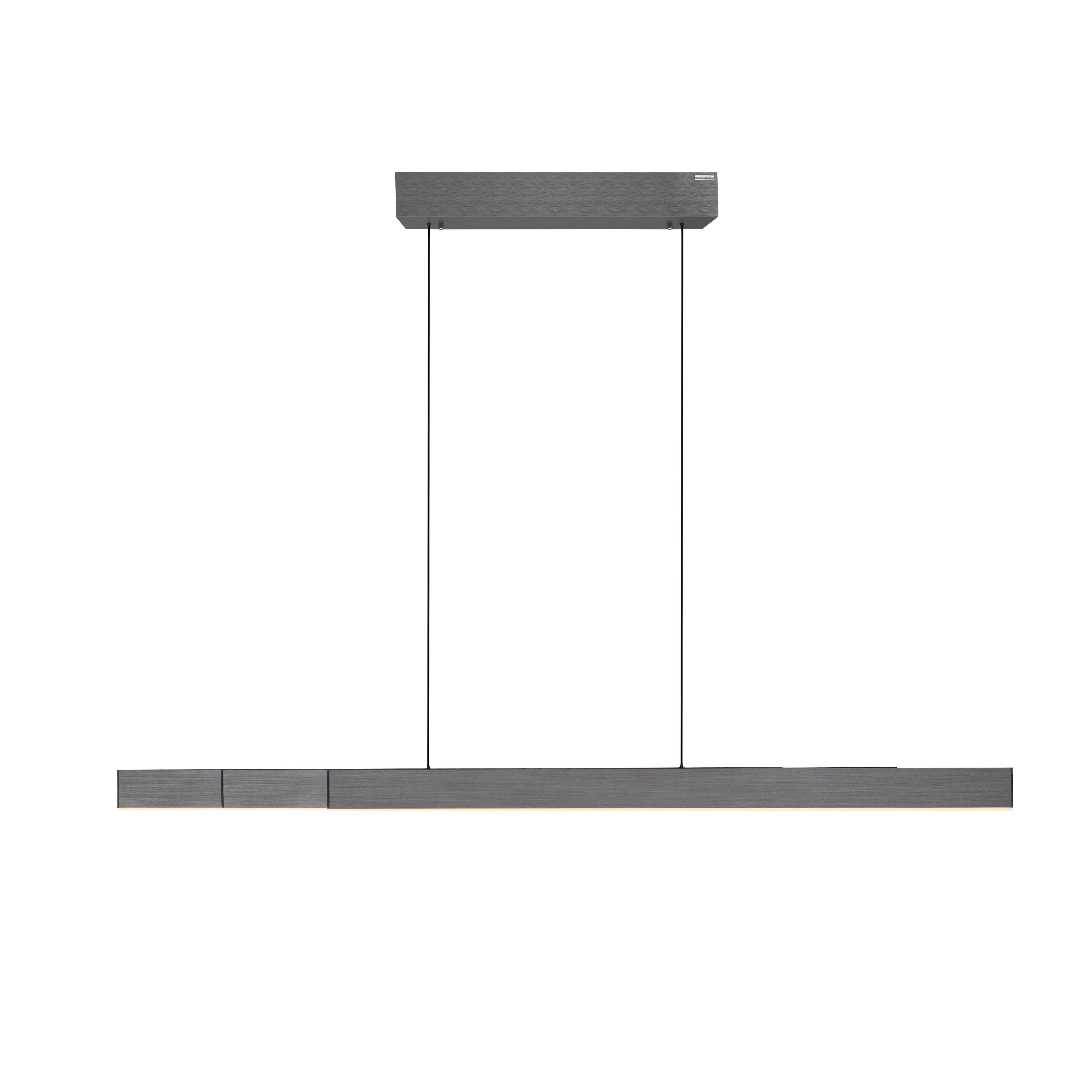 LAMPA WISZĄCA LED 2545-15 PURE-MOTO-RISE - jasnoszary, Design, tworzywo sztuczne/metal (200/8,2/240cm) - Neuhaus PURE