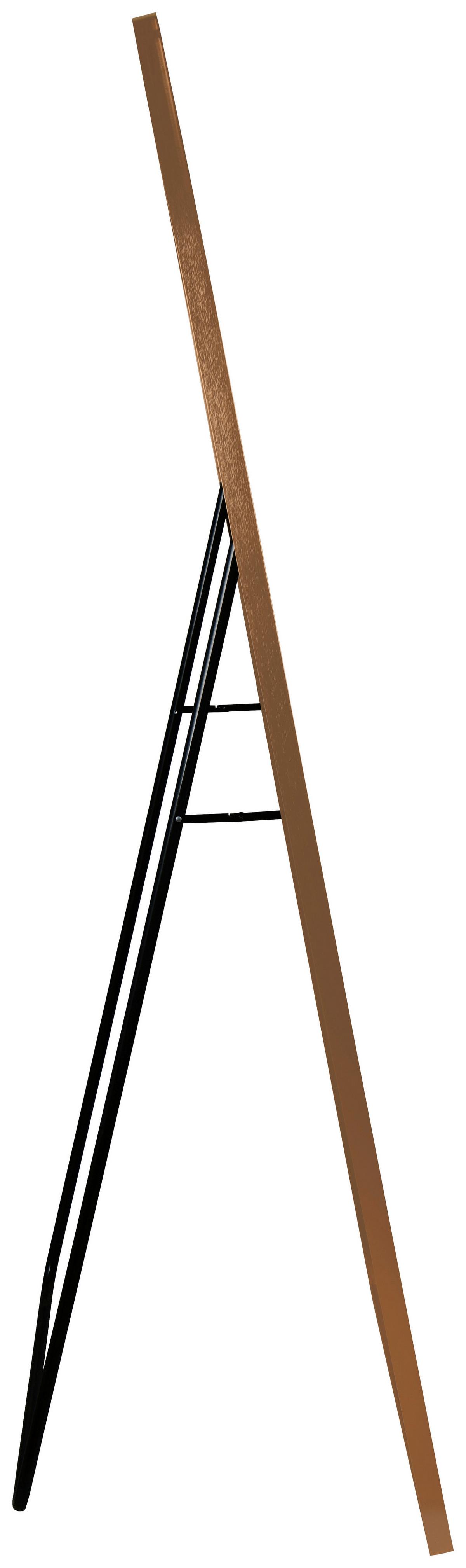 Standspiegel Britt Goldfarben ca. 70x170cm - Goldfarben, Design, Glas/Metall (70/170cm) - Mömax