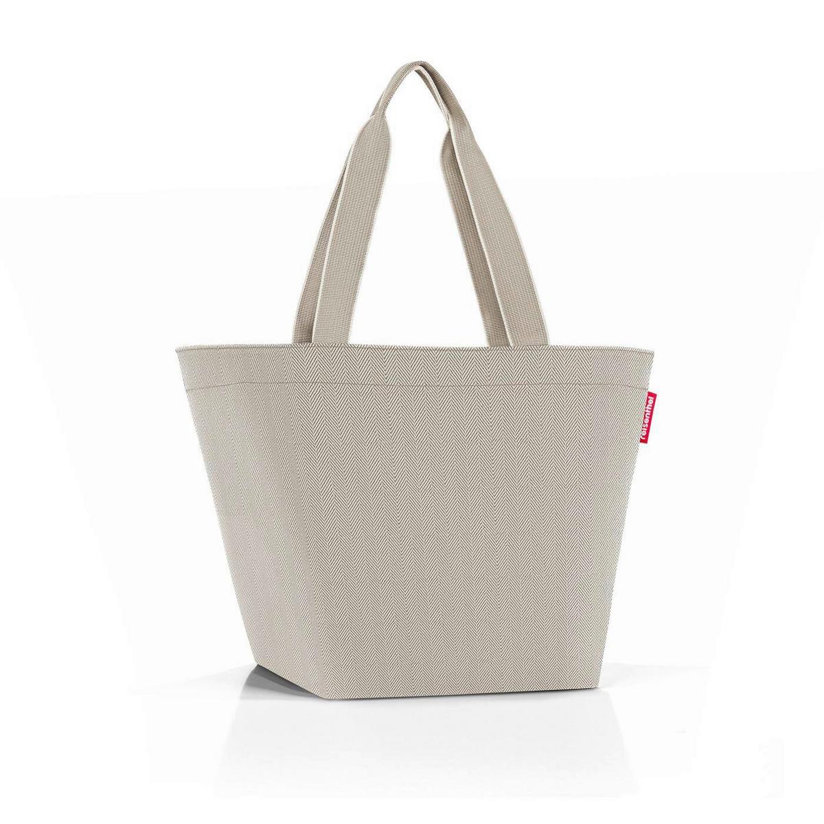 TORBA SHOPPER ZS6049 - beżowy, Basics, tworzywo sztuczne/tkanina (51/30,5/26cm) - Reisenthel