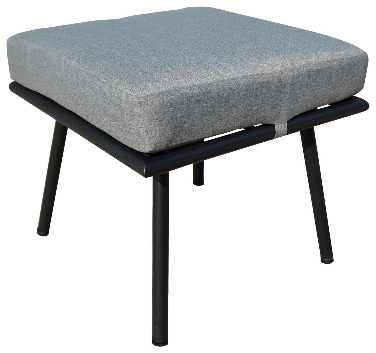 LOUNGEGARNITUR MICHAEL -INT- - Grau, Modern, Glas/Textil (252/65/203cm) - Mömax