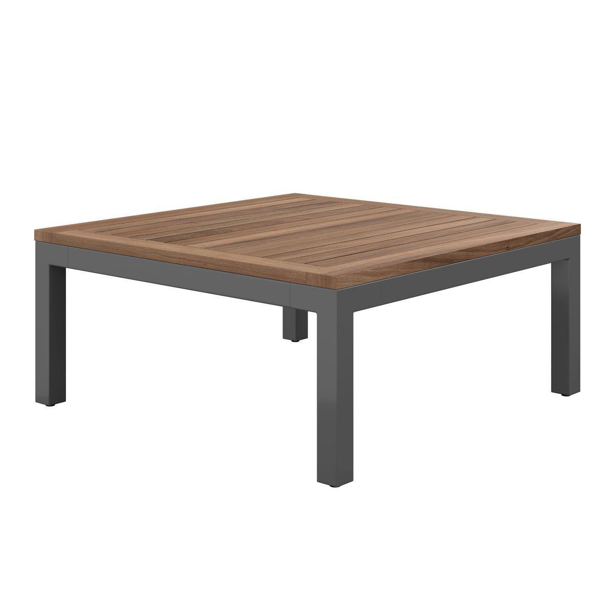 Gartenlounge-set Lia Braun Aus Akazienholz - Graubraun/Akaziefarben, Modern, Holz/Metall (138/77/207cm) - Mömax