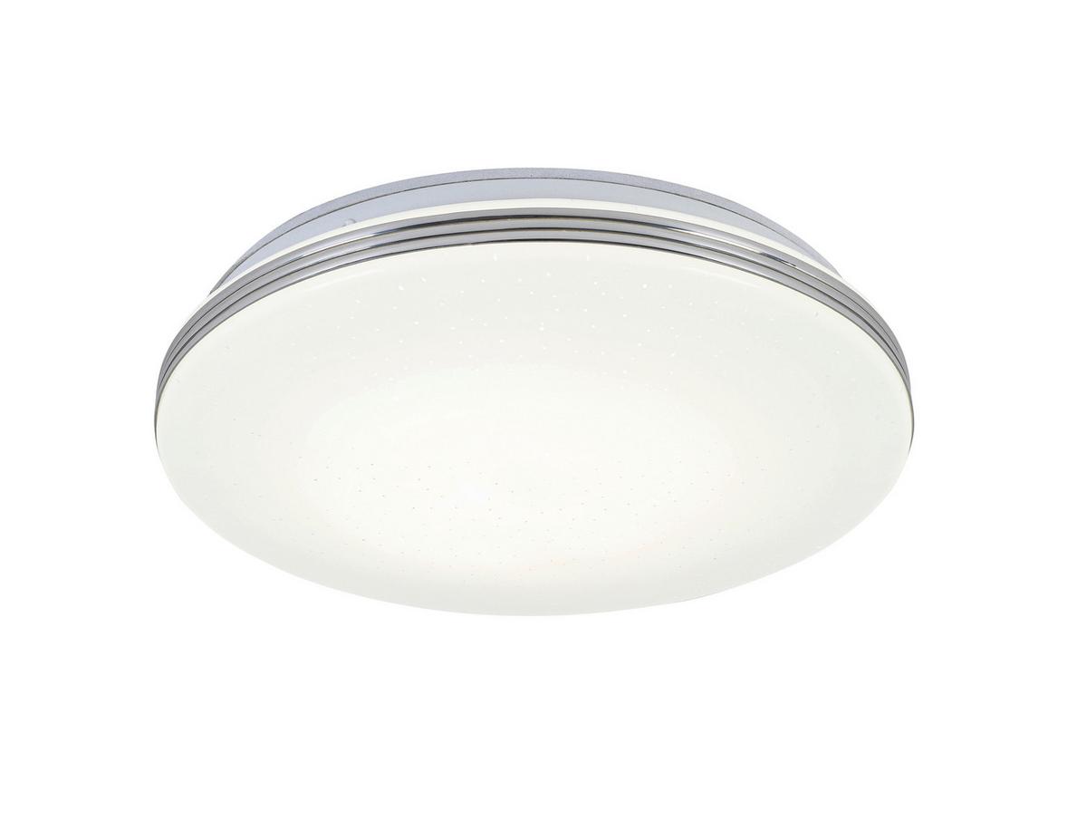 Led Svjetiljka Stropna Cei - bijela/boje kroma, Moderno, metal/plastika (29/6cm) - Mömax