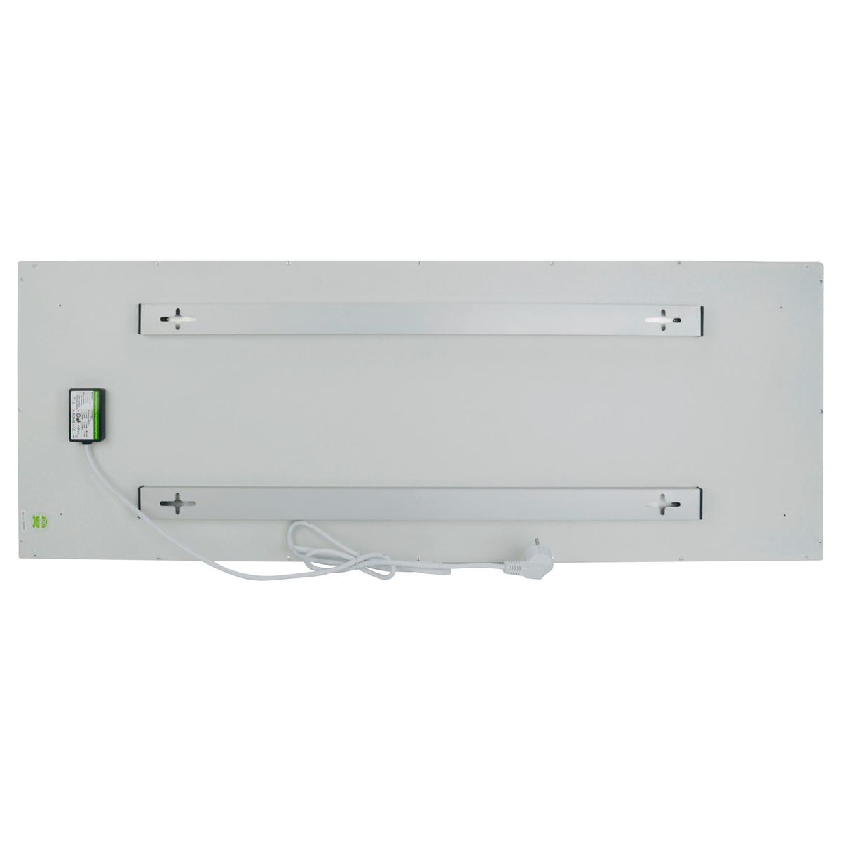 Infrarot-Heizpaneel Desing Weiß max. 450 Watt - Weiß, Basics, Kunststoff/Metall (110/40/3.3cm)