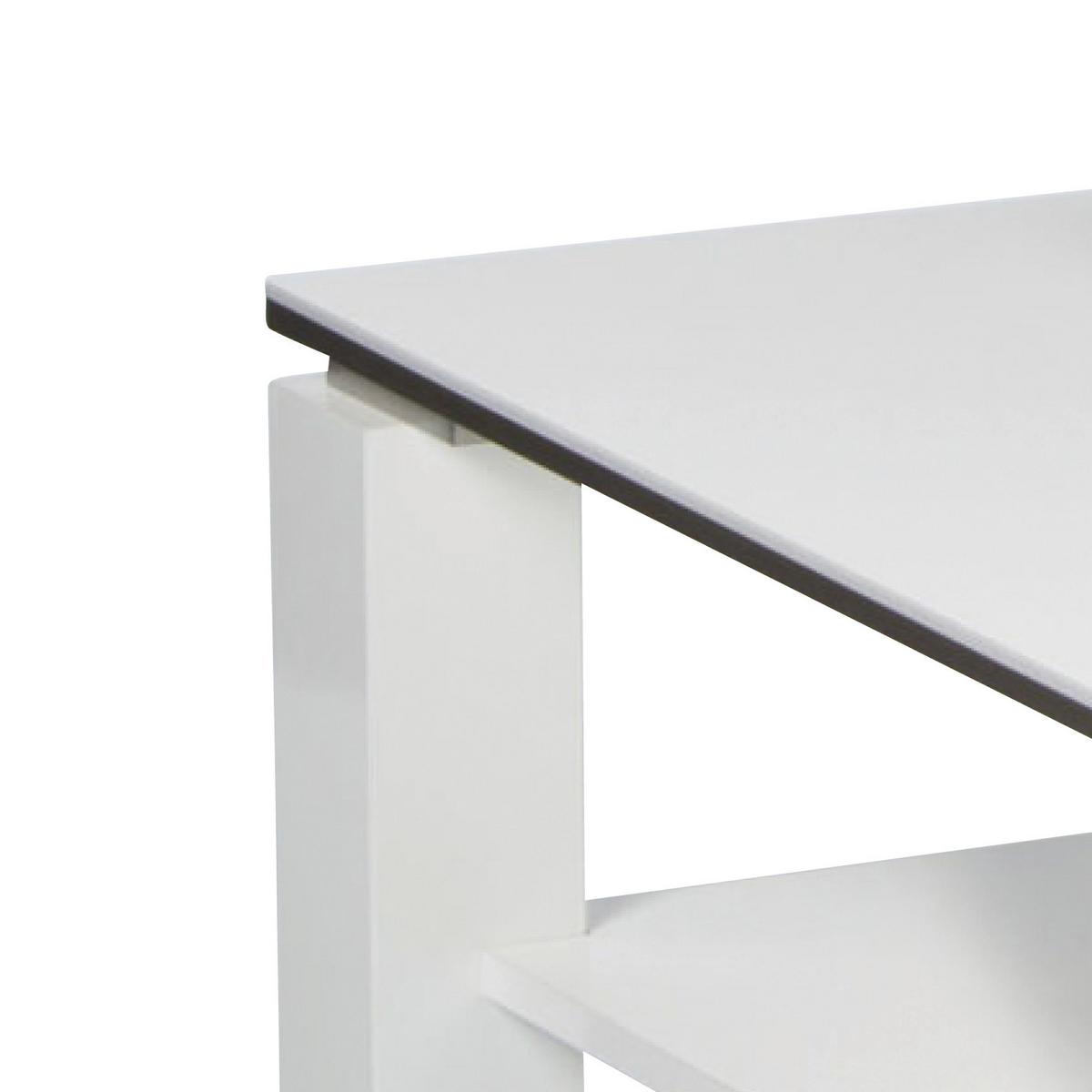 STOLIK KAWOWY ROMY MINI - biały, Design, materiał drewnopochodny (75/75/41cm) - MID.YOU