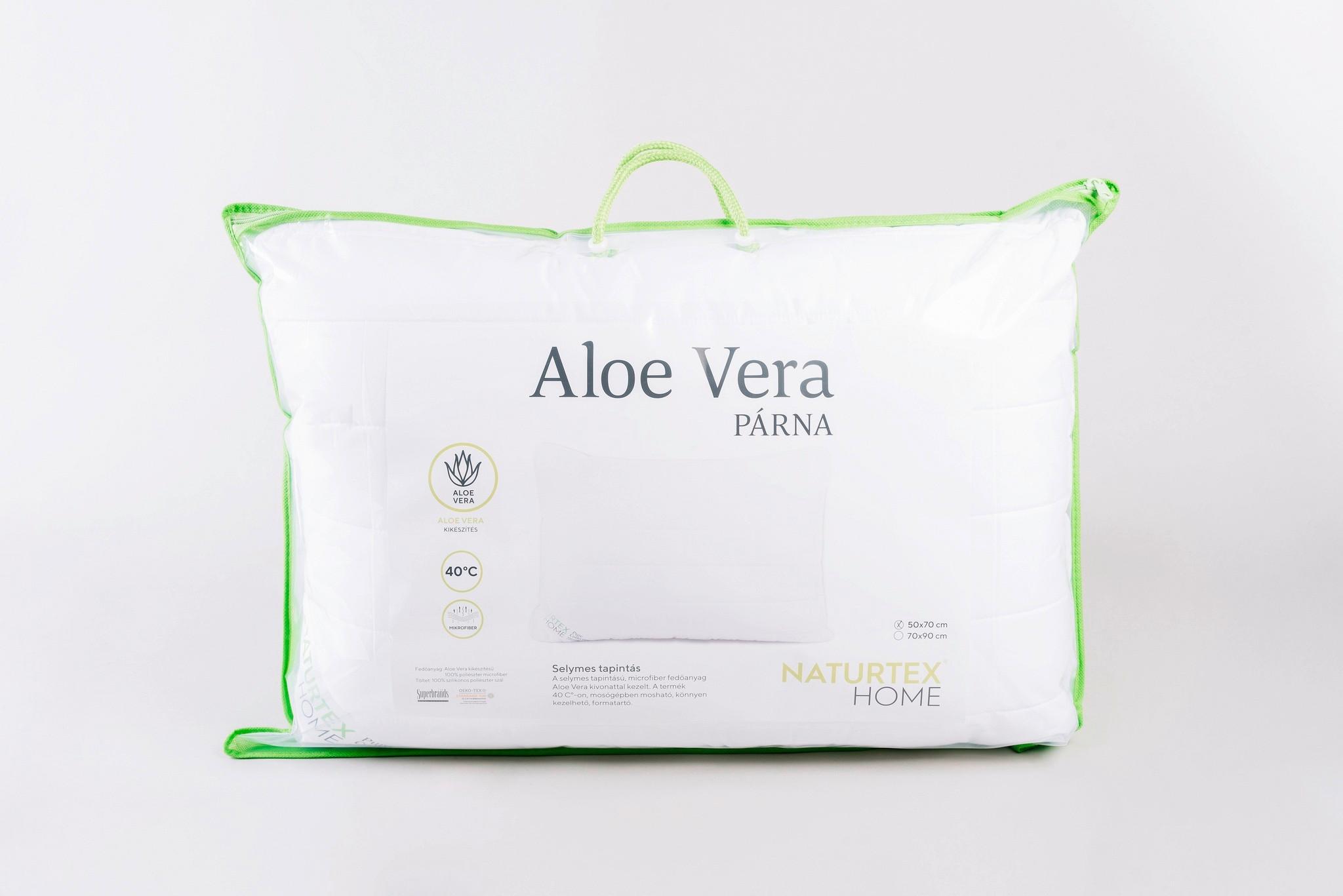 Párna Naturtex Aloe Vera 50/70cm - fehér, műanyag/textil (50/70cm) - Naturtex