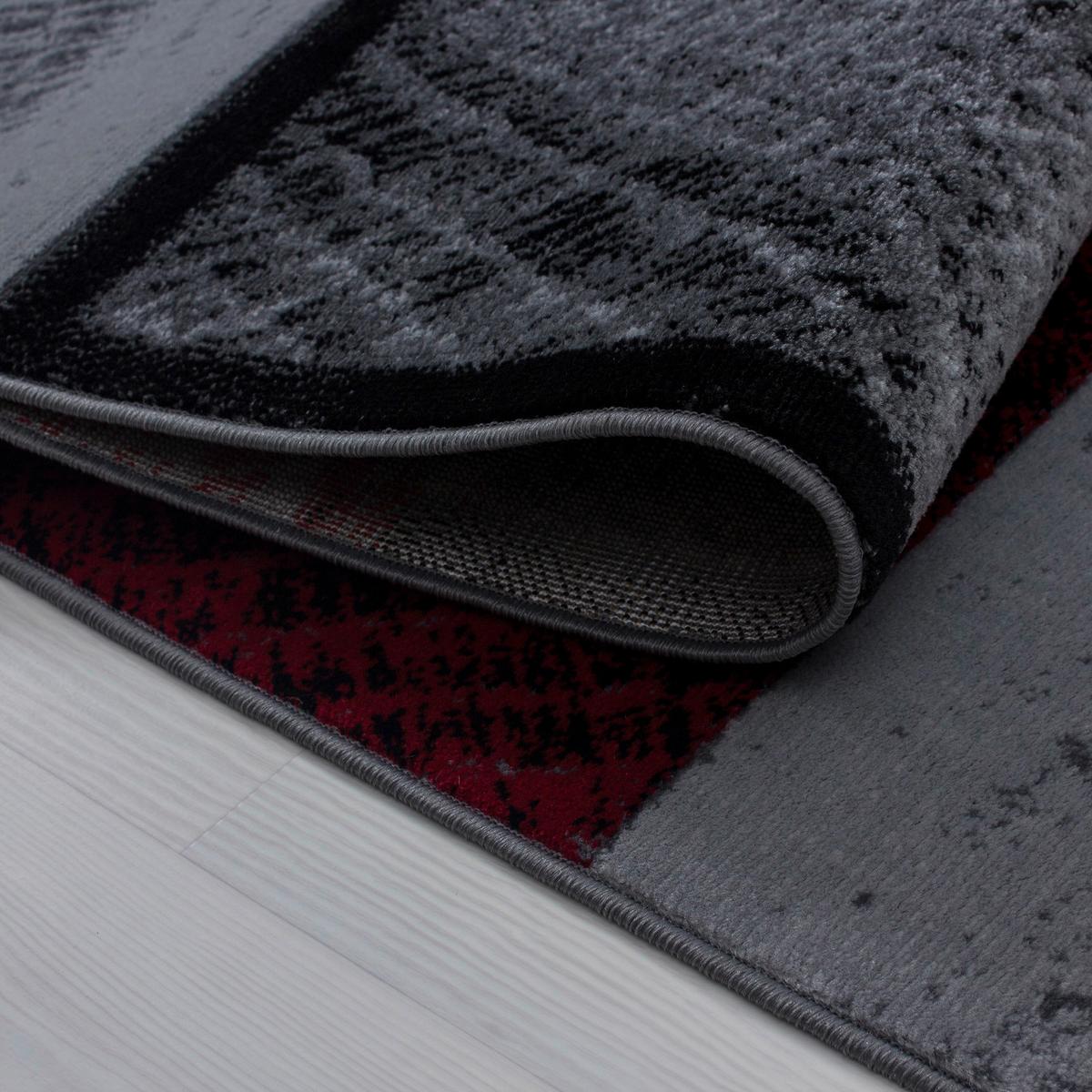 Webteppich Plus Rot ca. 80x150cm - Rot, Design, Textil (80/150cm)