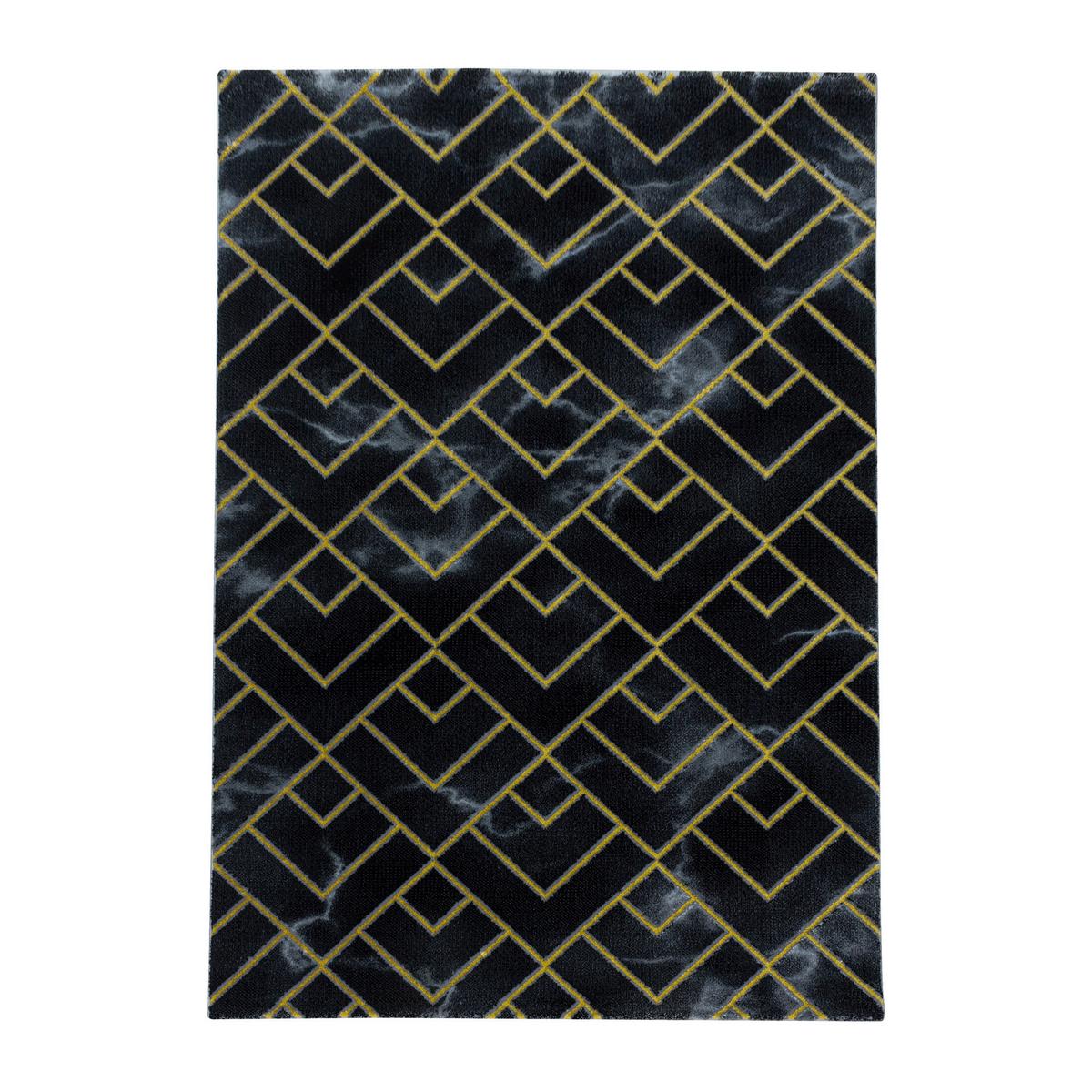 Webteppich Naxos Goldfarben ca. 240x340cm - Goldfarben, Design, Textil (240/340cm)