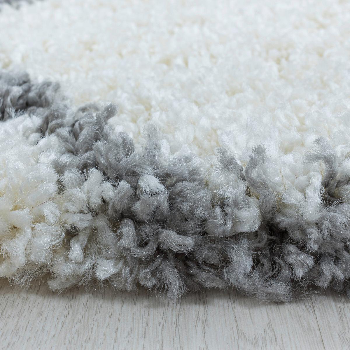 Webteppich Salsa Creme Ø ca. 200cm - Creme, Design, Textil (200cm)