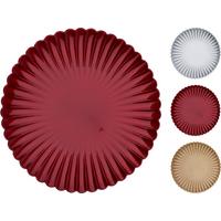 Suport de farfurie cca. 33 cm Amarili I - argintiu/auriu, Basics, plastic (33cm)