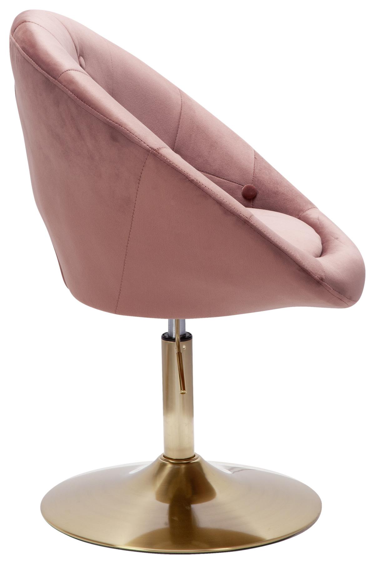 Stol Wl6.300 - zlate barve/roza, Konvencionalno (67/100/62cm) - MID.YOU