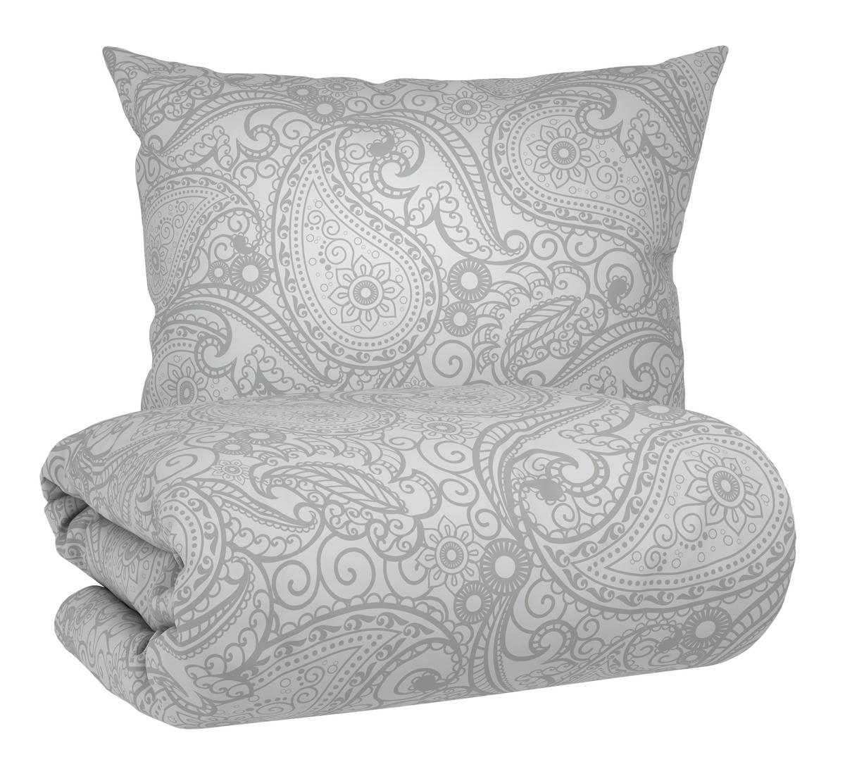 BETTWÄSCHESET PAISLEY - Salbeigrün, Textil (160/210cm) - Mömax
