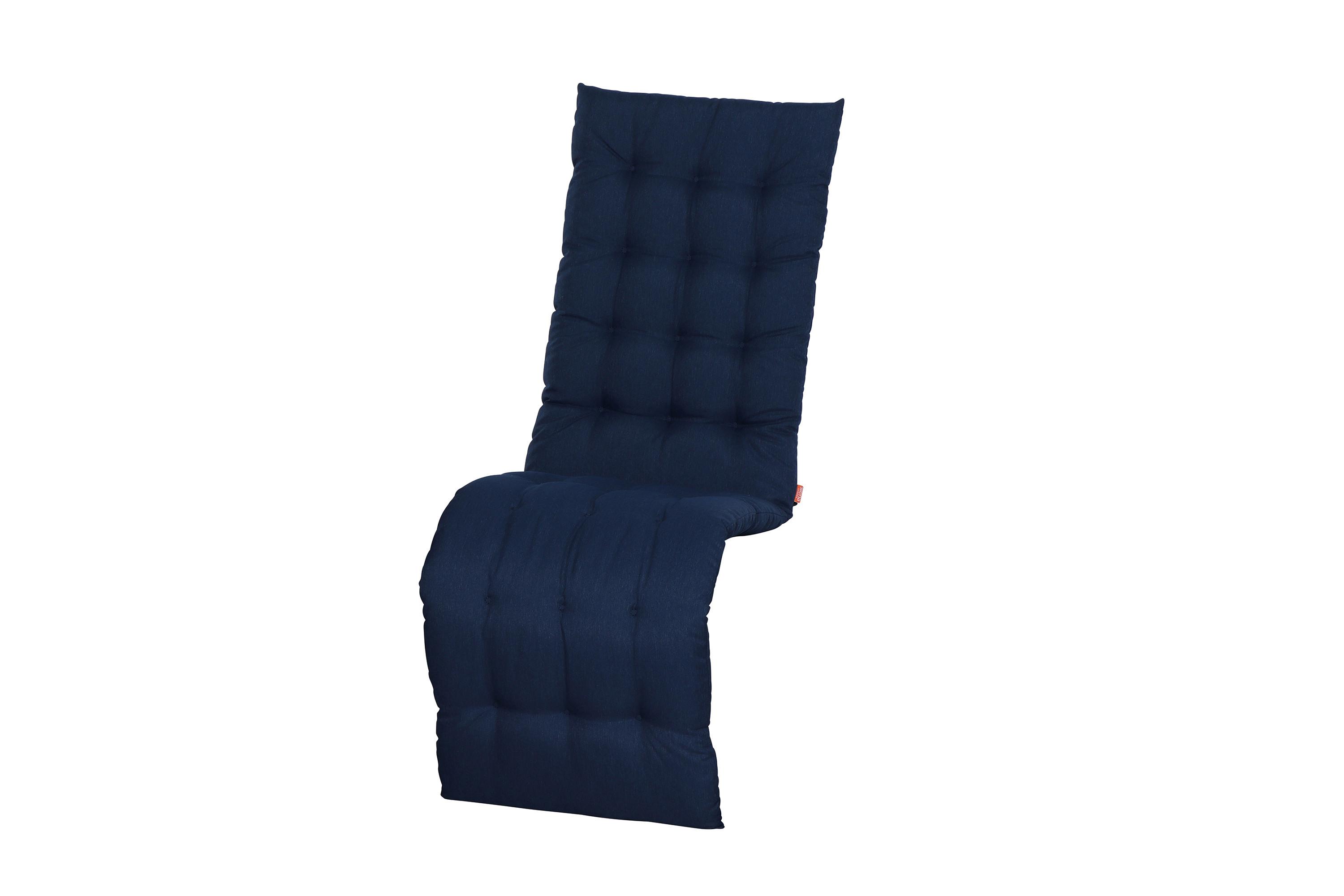 Siena Garden Liegenauflage Blau - Blau, KONVENTIONELL, Textil (48/6/160cm) - Siena Garden