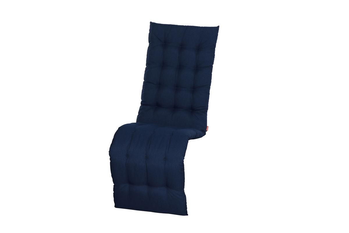 Siena Garden Liegenauflage Blau - Blau, KONVENTIONELL, Textil (48/6/160cm) - Siena Garden