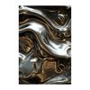 CANVASTAVLA SILVER - vit/brun, trämaterial/textil (80/120cm) - Mömax