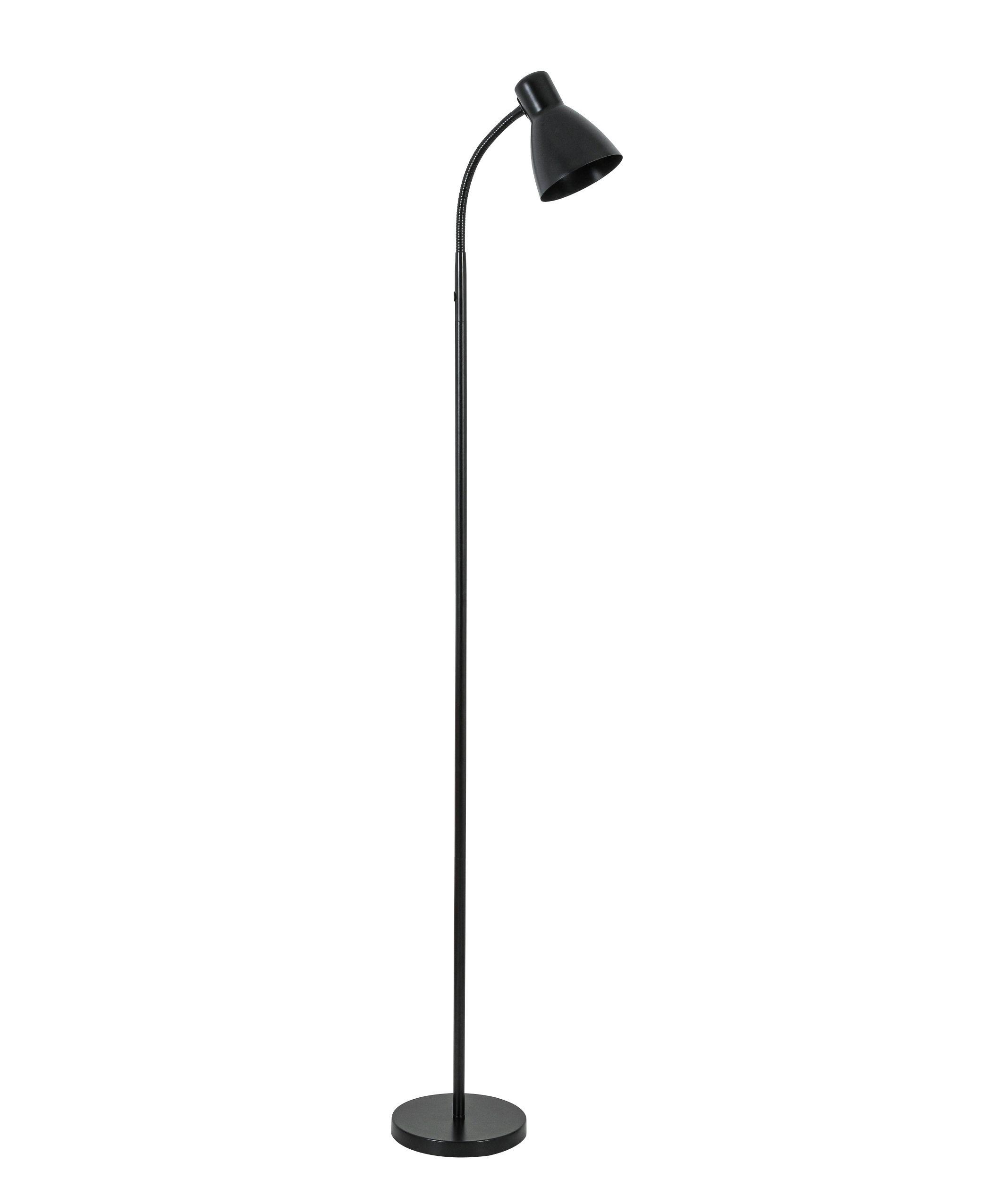 Podna Lampa Nomp - crna, Lajfstajl, metal/plastika (18/147cm) - Mömax