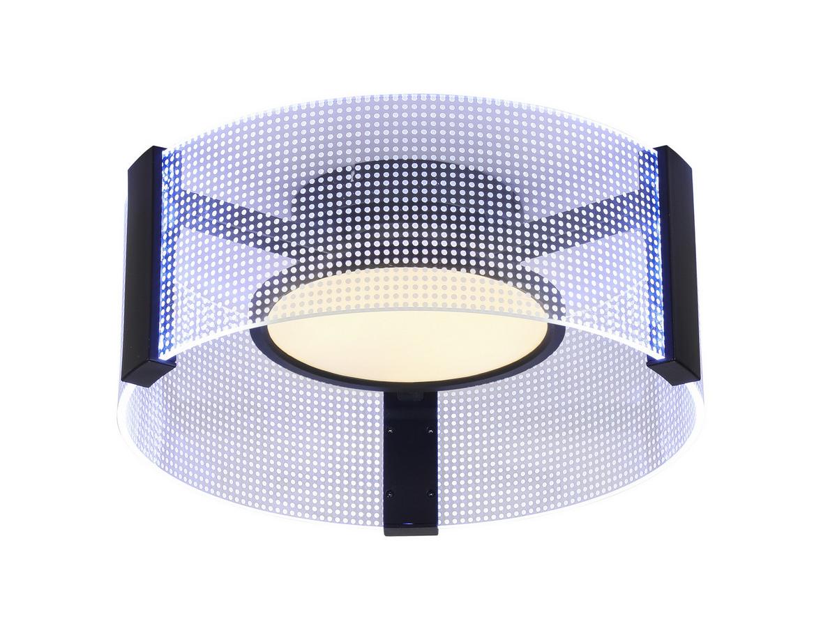 LAMPA SUFITOWA LED MARGE - czarny/biały, Modern, tworzywo sztuczne/metal (40/16,5cm) - Bessagi Home