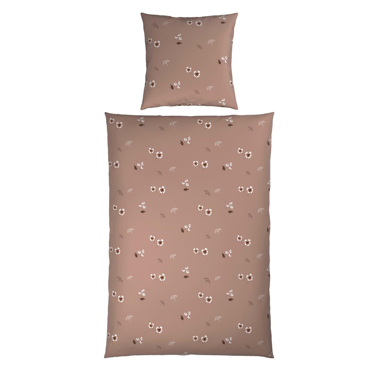 Bettwäsche Nelly Cappuccino ca. 135x200cm - Cappuccino, MODERN, Textil (140/200cm) - Mömax