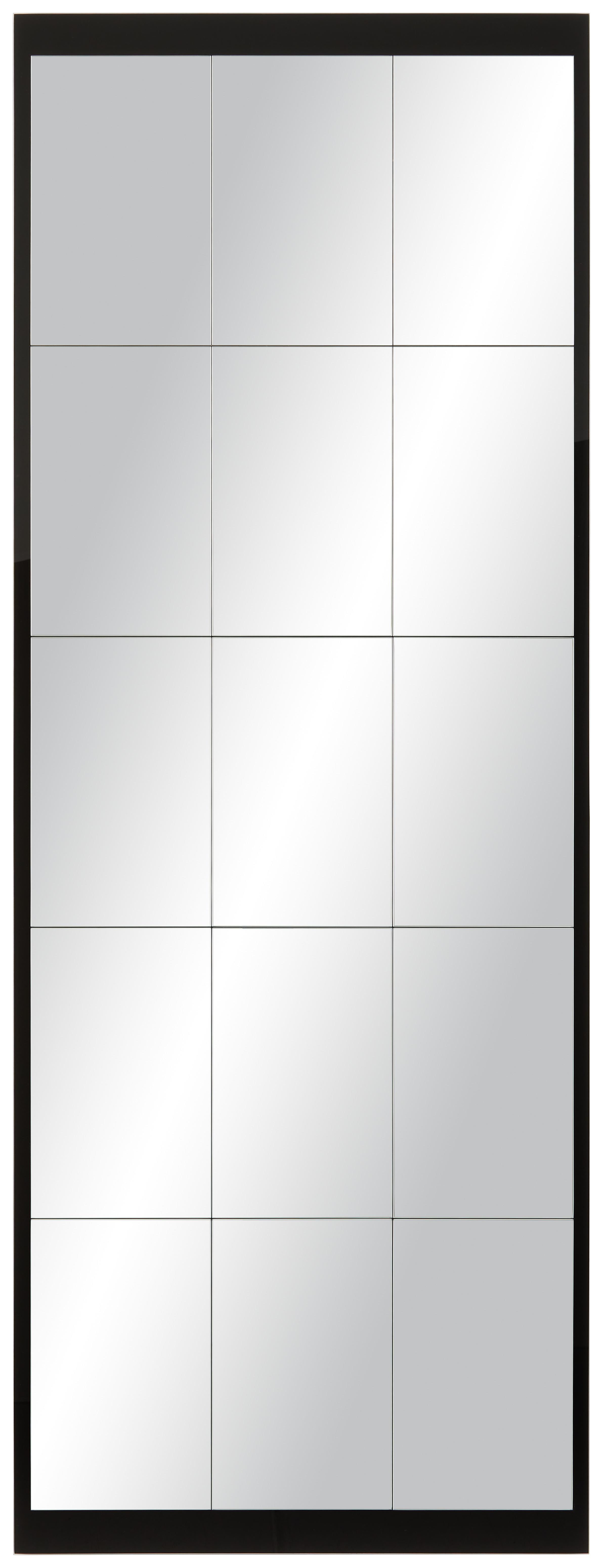 Wandspiegel in Schwarz - Schwarz, MODERN, Glas (64/170cm) - Modern Living