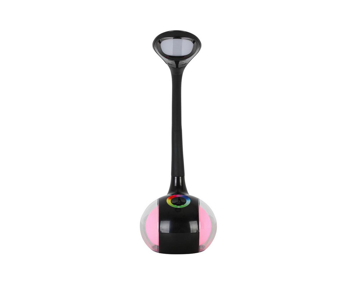 Lampă de birou cu LED Nihat - negru/transparent, Modern, plastic/metal (max 30/13,5/max 53cm) - Mömax
