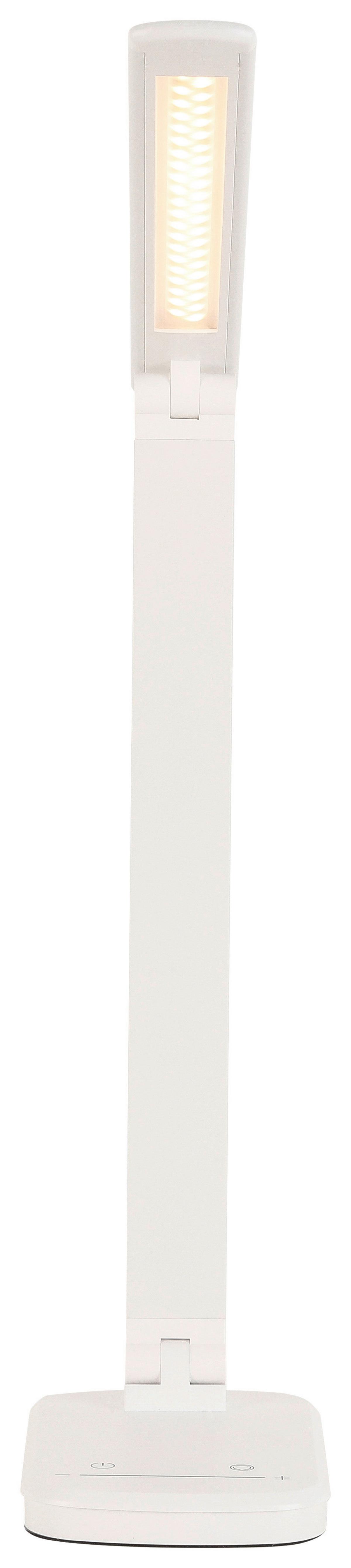 Namizna Led-svetilka Tomi - bela, Moderno, kovina/umetna masa (38,5/10,2/35,9cm) - Mömax