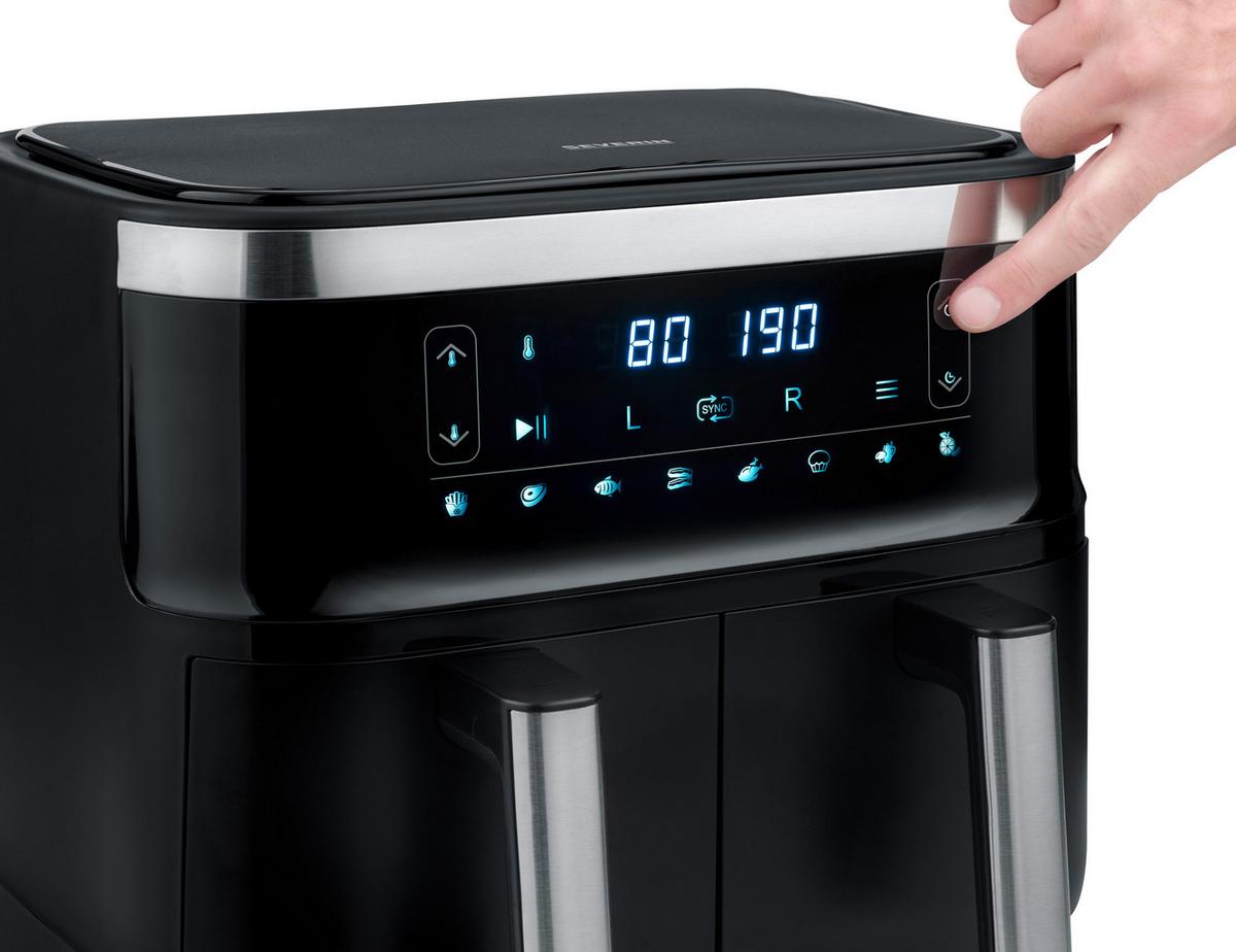 FRYTKOWNICA BEZTŁUSZCZOWA FR 2453 - czarny, Basics, tworzywo sztuczne/metal (33,5/31,5/36,5cm) - Severin