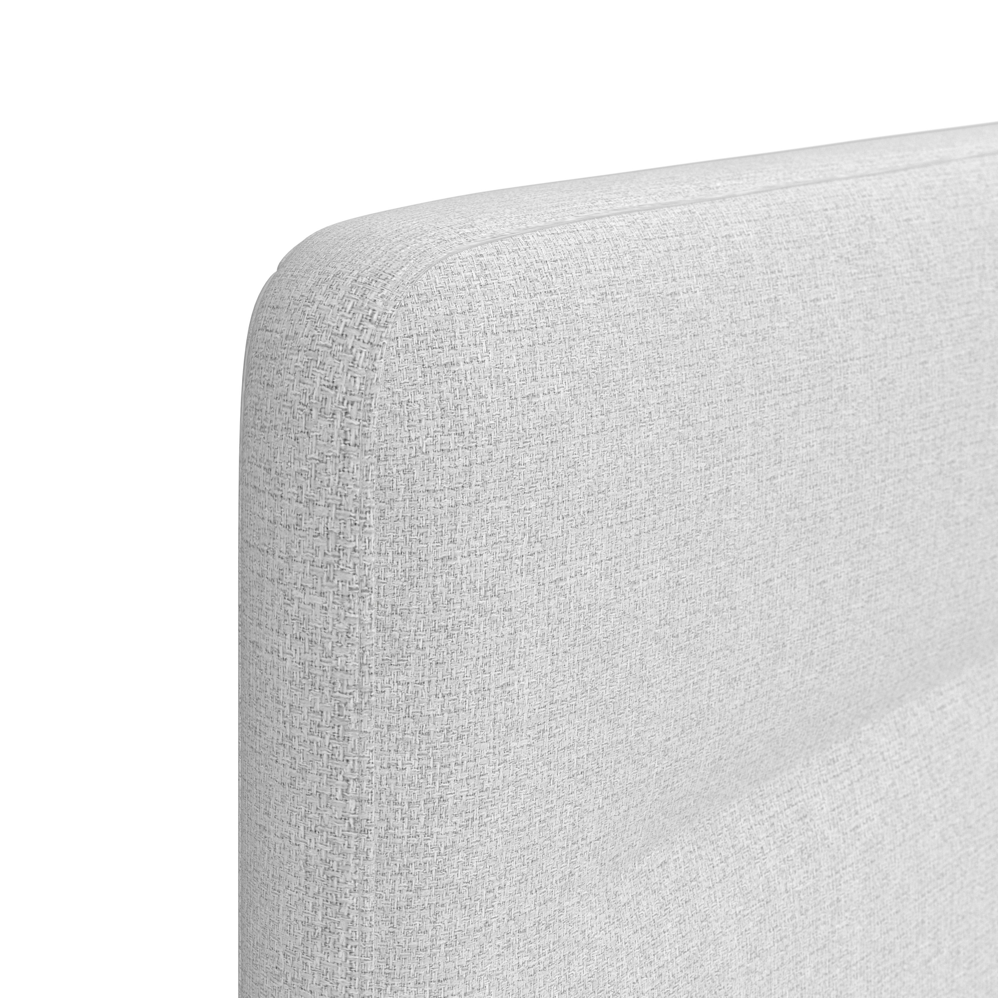 BOXSÄNG MARCO - ljusgrå/svart, Modern, trä/textil (180/200cm) - Bessagi Home