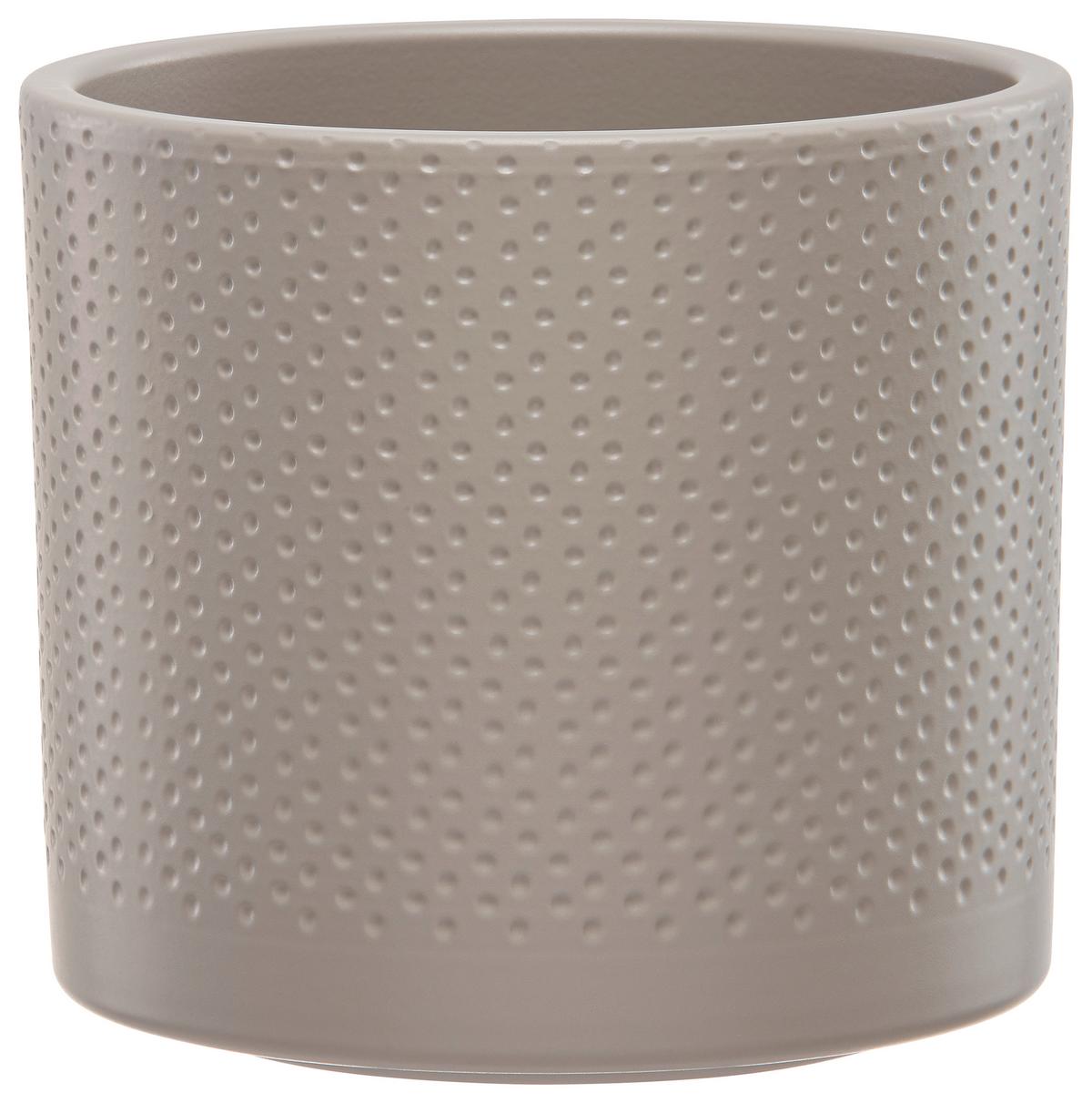 Mască pentru ghiveci Era - alb/antracit, Basics, ceramică (13,5/12,5cm)