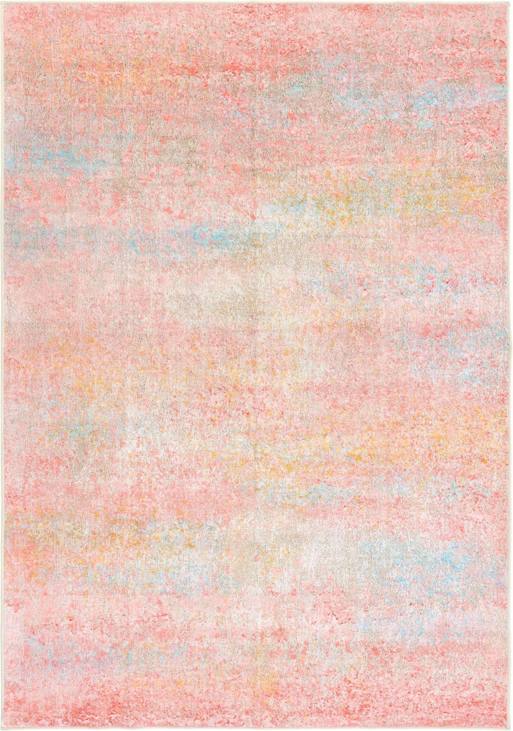 DYWAN VINTAGE FIORITH ONDEA-TREND8103 - różowy/ciemnożółty, Design, tkanina (160/230cm) - Lindorug