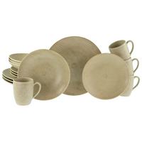 Kombinirani Servis Catania Sand, 16-Delni - peščene barve, Design, keramika - Creatable