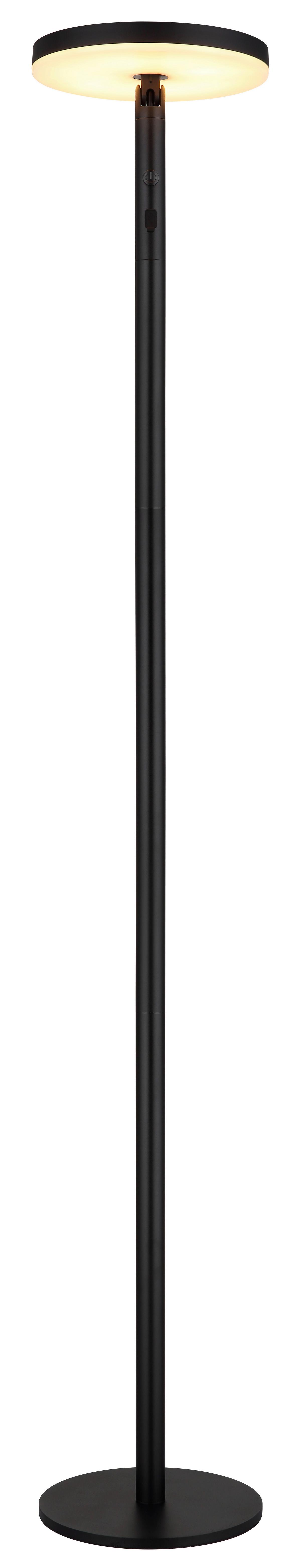 Solarleuchte 36508  Solar - Opal/Schwarz, Design, Kunststoff/Metall (23/145cm) - Globo
