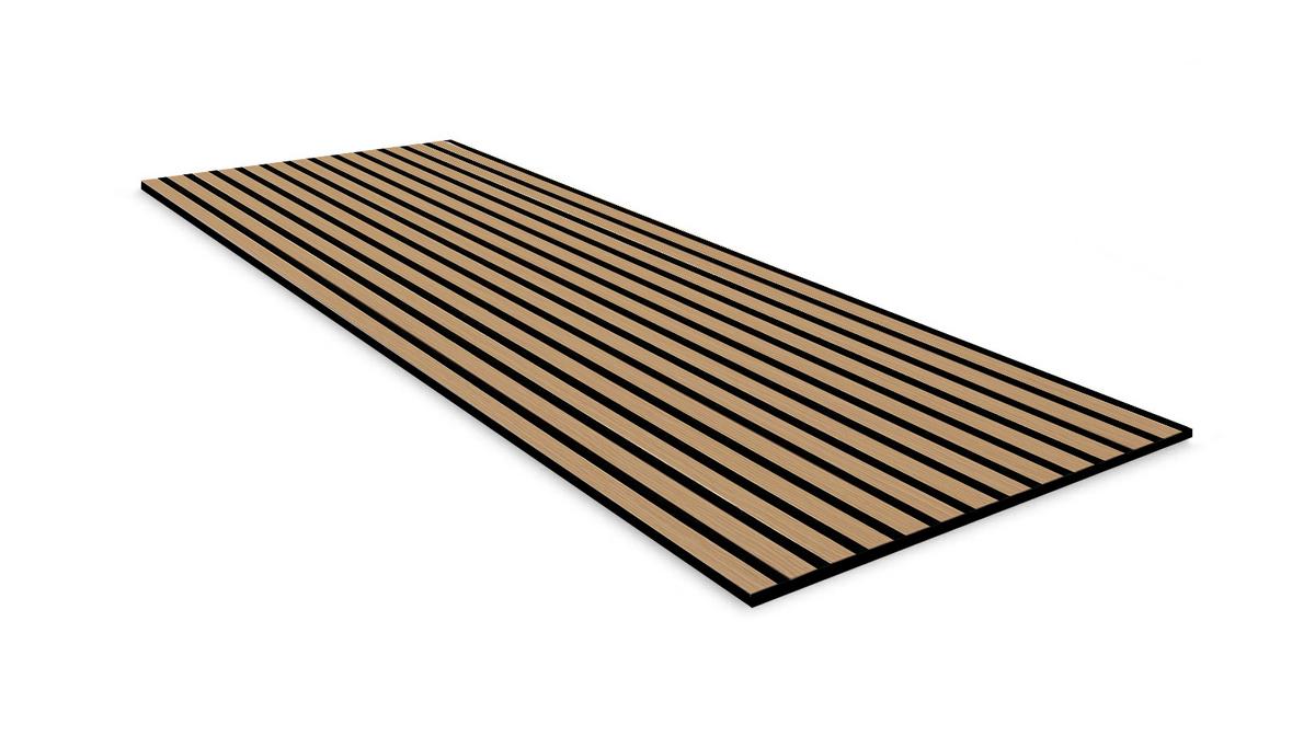 PANEL AKUSTYCZNY 11003B - kolor dębowy, Modern, materiał drewnopochodny (52/104cm)