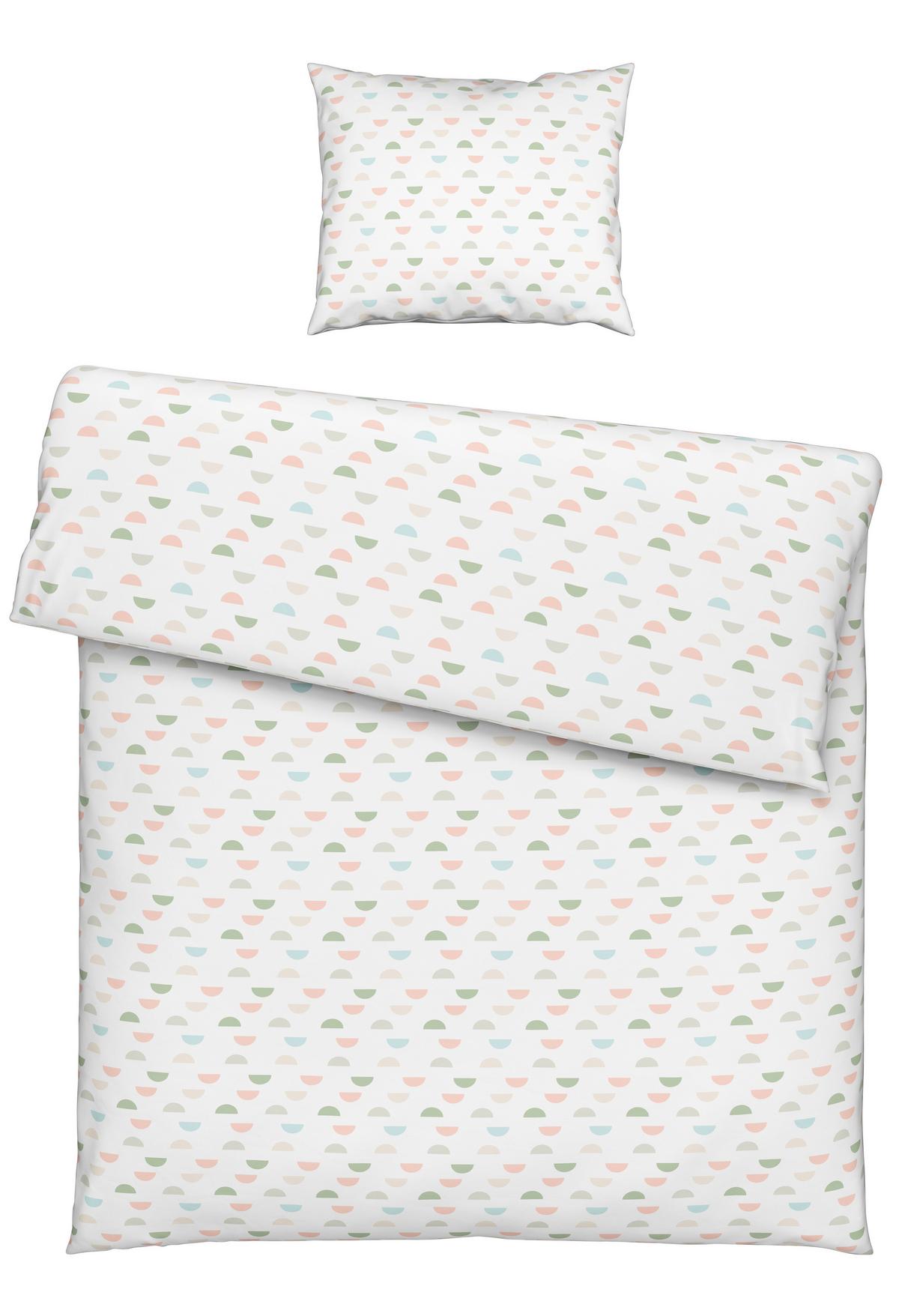 BETTWÄSCHESET REGINA - Blau/Weiss, Modern, Textil (160/210cm) - Modern Living