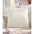 Zierkissen Heidi in Weiß, ca. 45x45cm - Weiß, ROMANTIK / LANDHAUS, Textil (45/45cm) - MÖMAX modern living