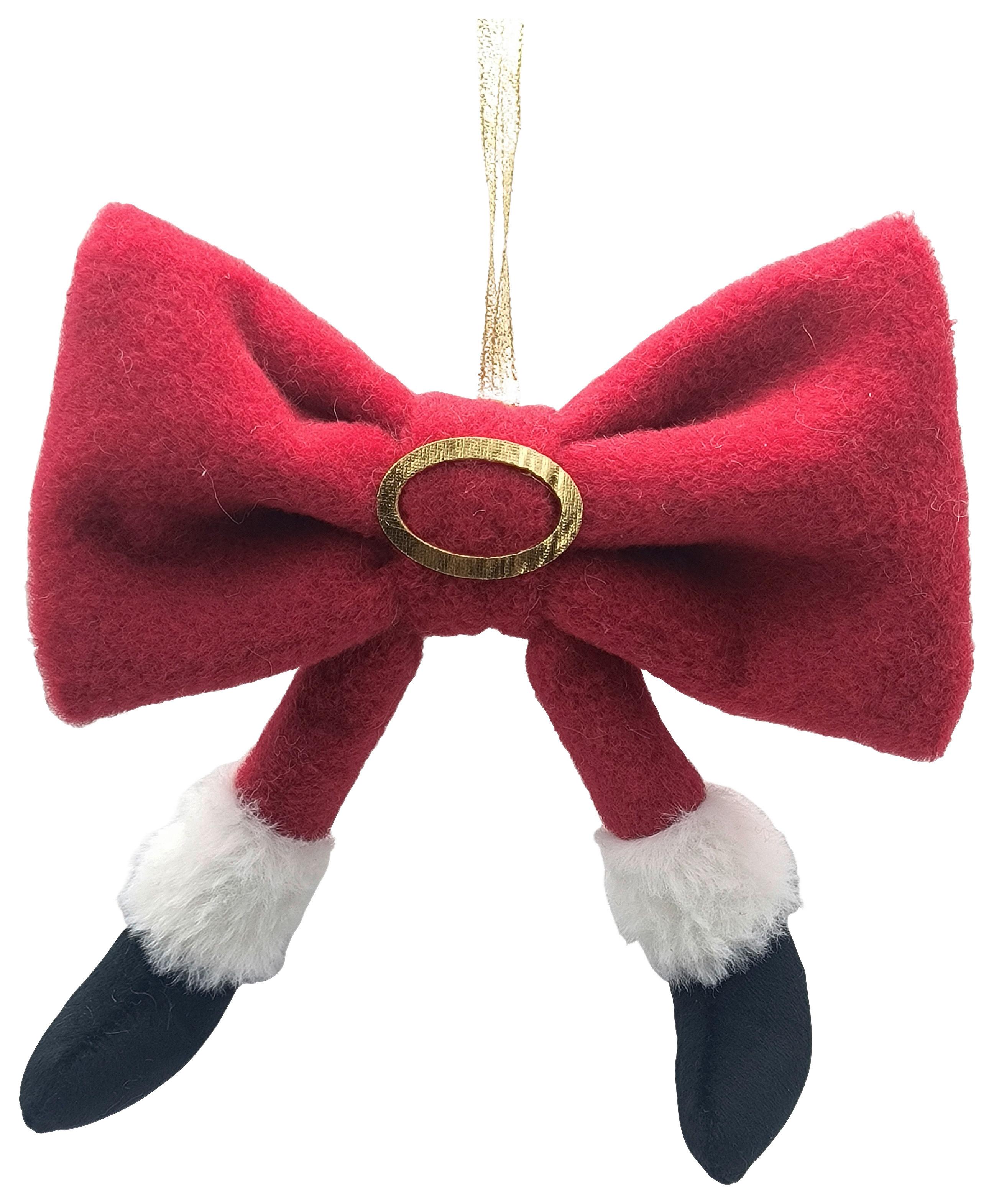 Dekohänger Legy Rot/weiss/schwarz - Weiss/Rot, Konventionell, Textil (16/16/3cm) - Mömax