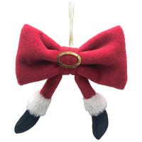 Dekohänger Legy Rot/weiss/schwarz - Weiss/Rot, Konventionell, Textil (16/16/3cm) - Mömax