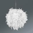Hängeleuchte Larissa, max. 60 Watt - Weiß, ROMANTIK / LANDHAUS, Metall (30/110cm) - PREMIUM LIVING