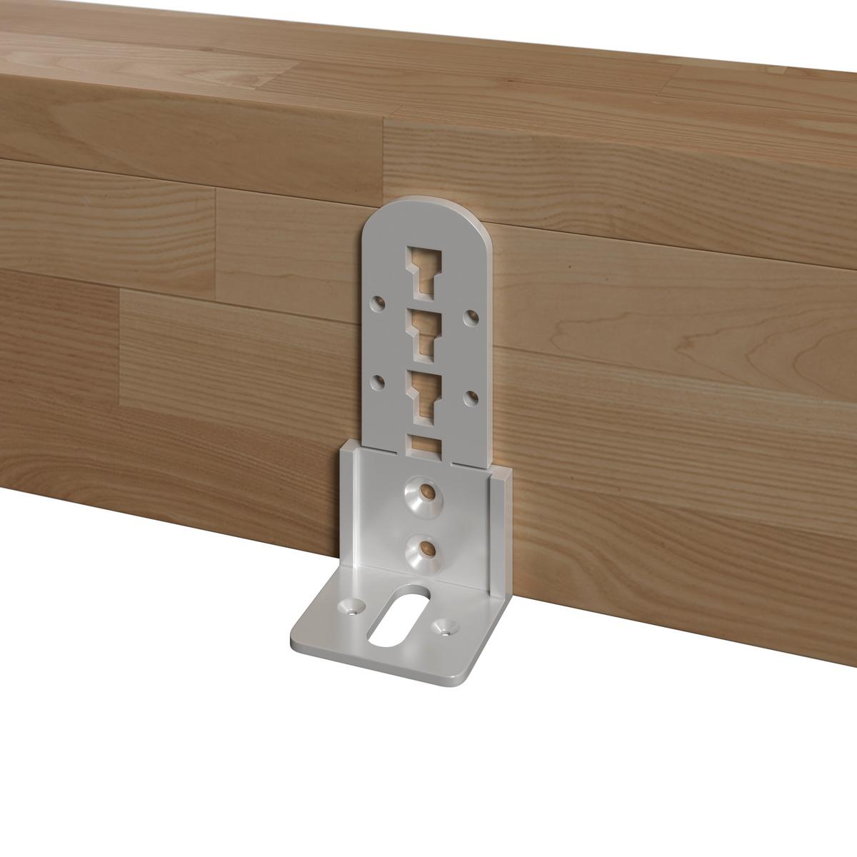 Bett Wilma ca. 180x200 cm Wildeiche Echtholz - Wildeiche, MODERN, Holz (180/200cm) - Bessagi Home