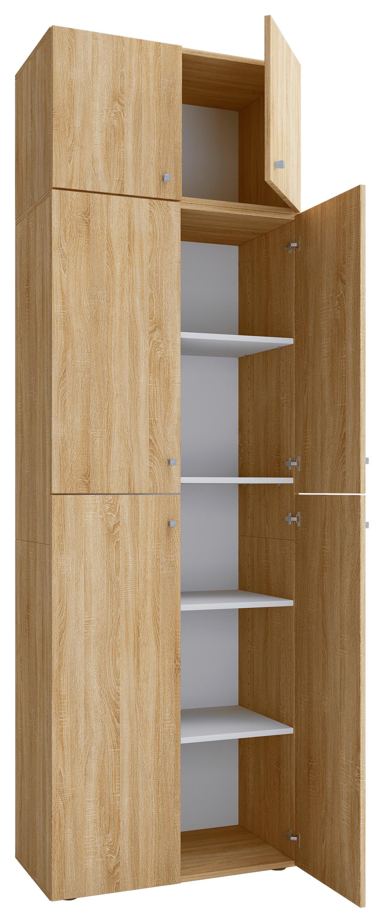 Pisarniška Omara Lona Xxl, Hrast - hrast sonoma, Moderno, leseni material (70/223/39cm) - MID.YOU