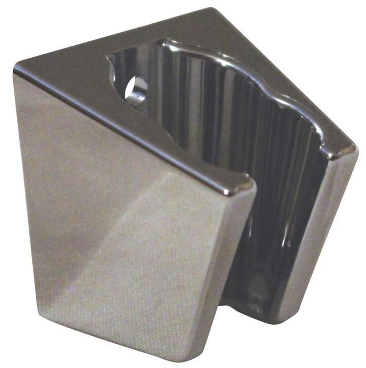 Zuhanytartó Block - krómszínű, Konventionell, műanyag (5/4/4cm)