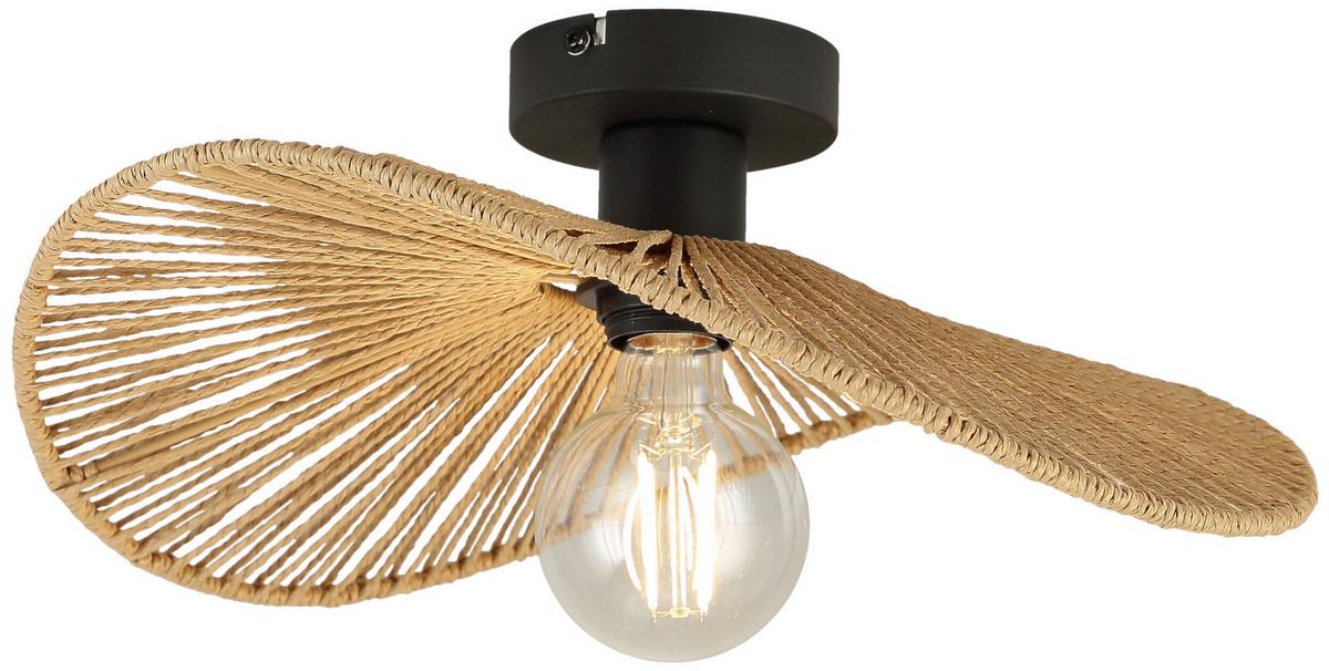 Stropna Svetilka Bli - črna, Moderno, papir/kovina (38/15cm) - Mömax