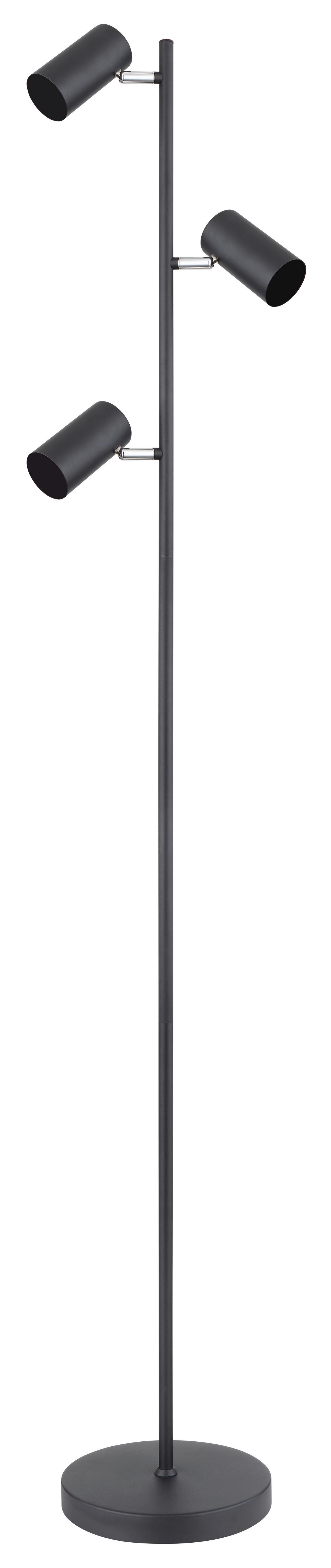 Állólámpa Witmo - fekete, Modern, fém (23/154cm) - Mömax