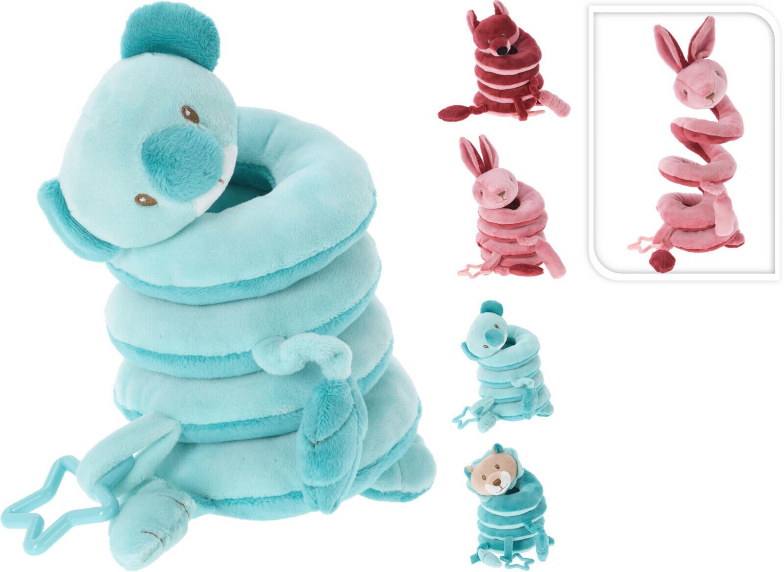 Plüss Játékfigura 339300260 - olajkék/pink, textil (20cm)