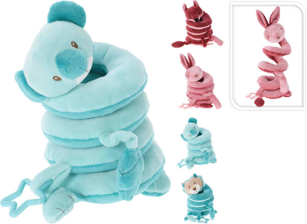 Plüss Játékfigura 339300260 - olajkék/pink, textil (20cm)