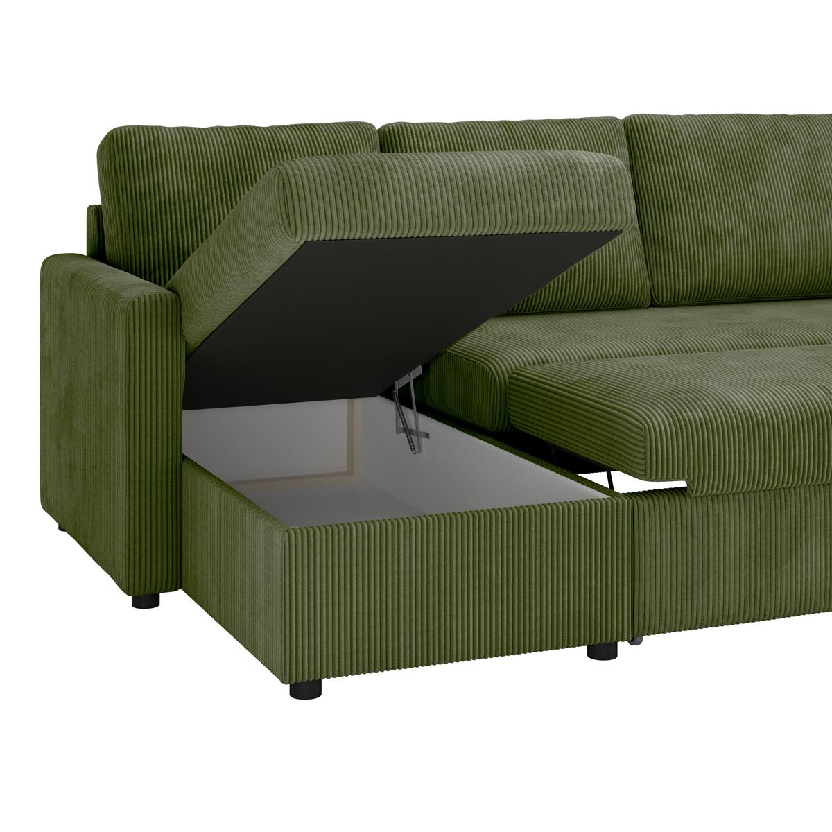 Coltar PARIS - verde, Basics, lemn/metal (215/145cm)