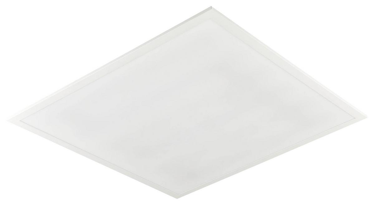 LED Mennyezeti Lámpa Geör 45/45cm - fehér, Modern, műanyag/fém (45/45/6cm) - Premium Living
