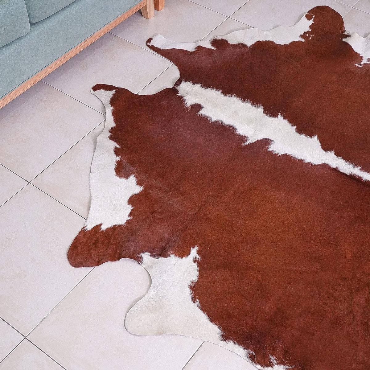 FUTRO BYDLĘCE CORDOBA - brązowy, Natur, futro (165/235cm) - Linea Natura