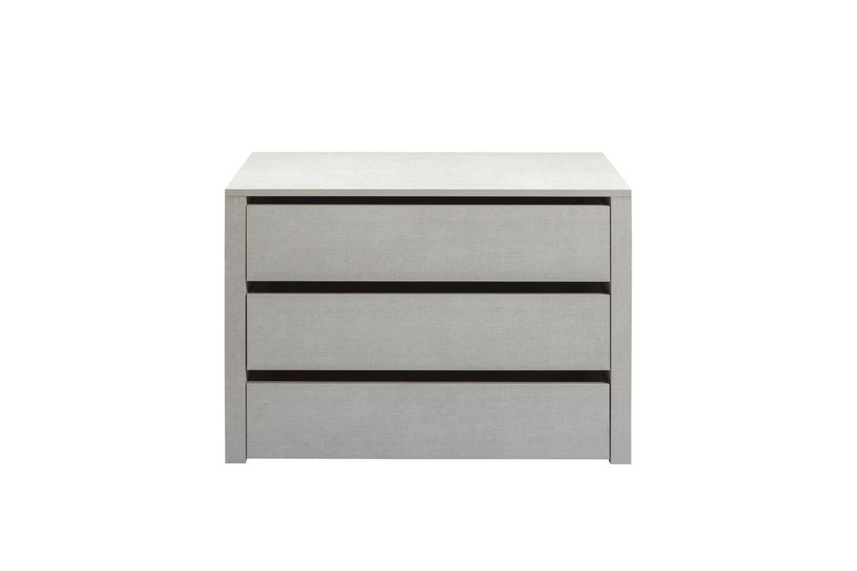 Unutarnji Ladičar Lago - siva, drvni materijal (122,8/69,3/54,1cm) - Premium Living
