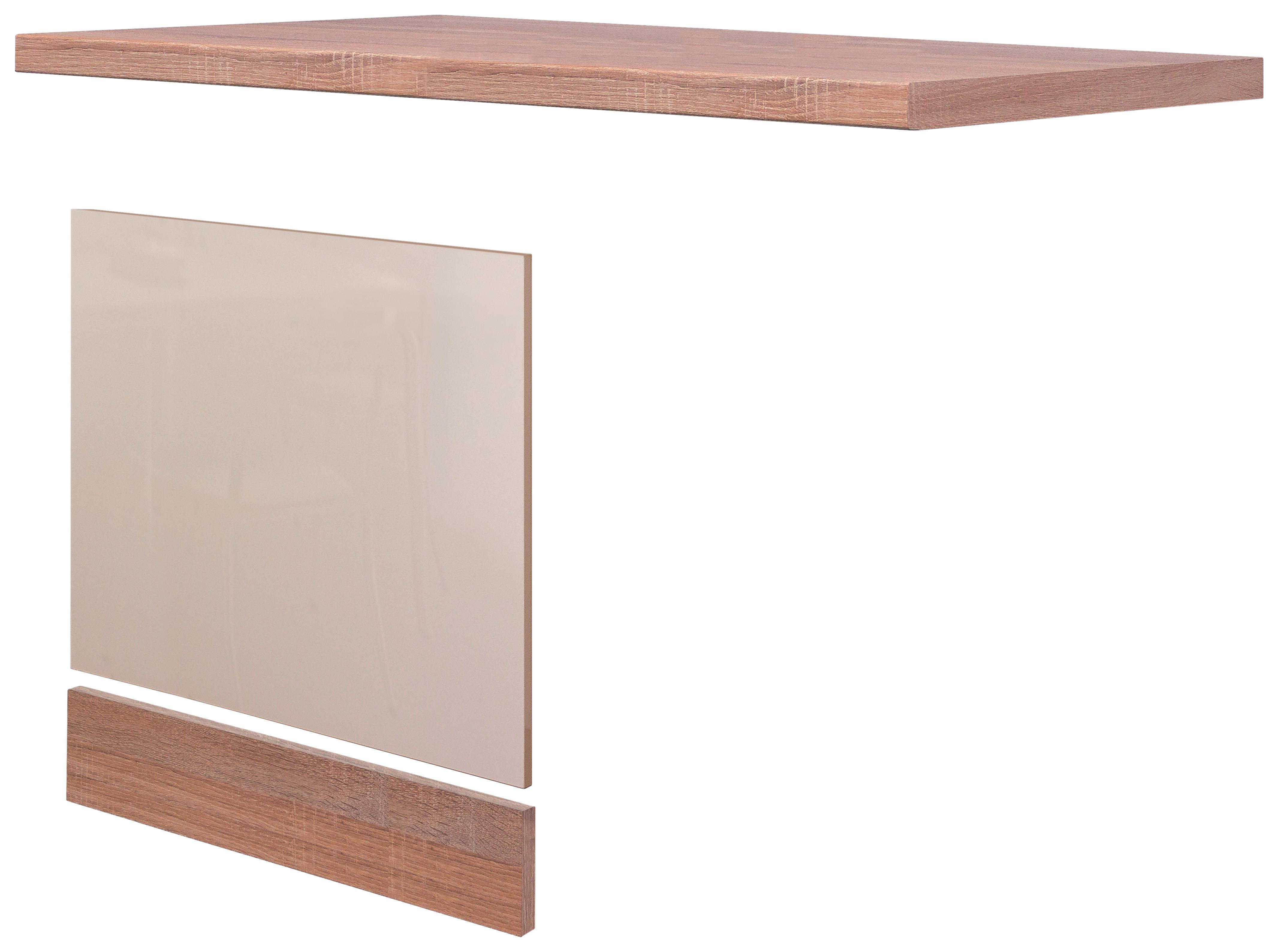 Letvica Pomivalnega Stroja Nepal, Kašmir, Barva Hrasta - kašmir/hrast sonoma, Moderno, leseni material (110/85/60cm) - FlexWell
