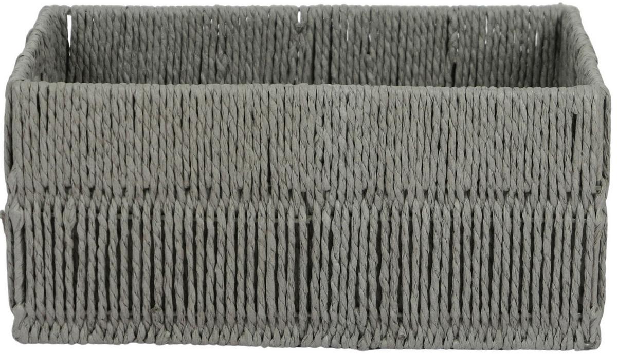 Ukrasna Korpa M Lavel - siva, Konvencionalno, papir/metal (35/16/24cm) - Mömax